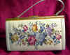 Floral Needlepoint Purse 